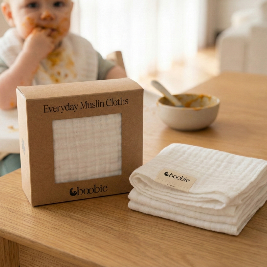 Reusable Muslin Baby Wipes (5 pack)