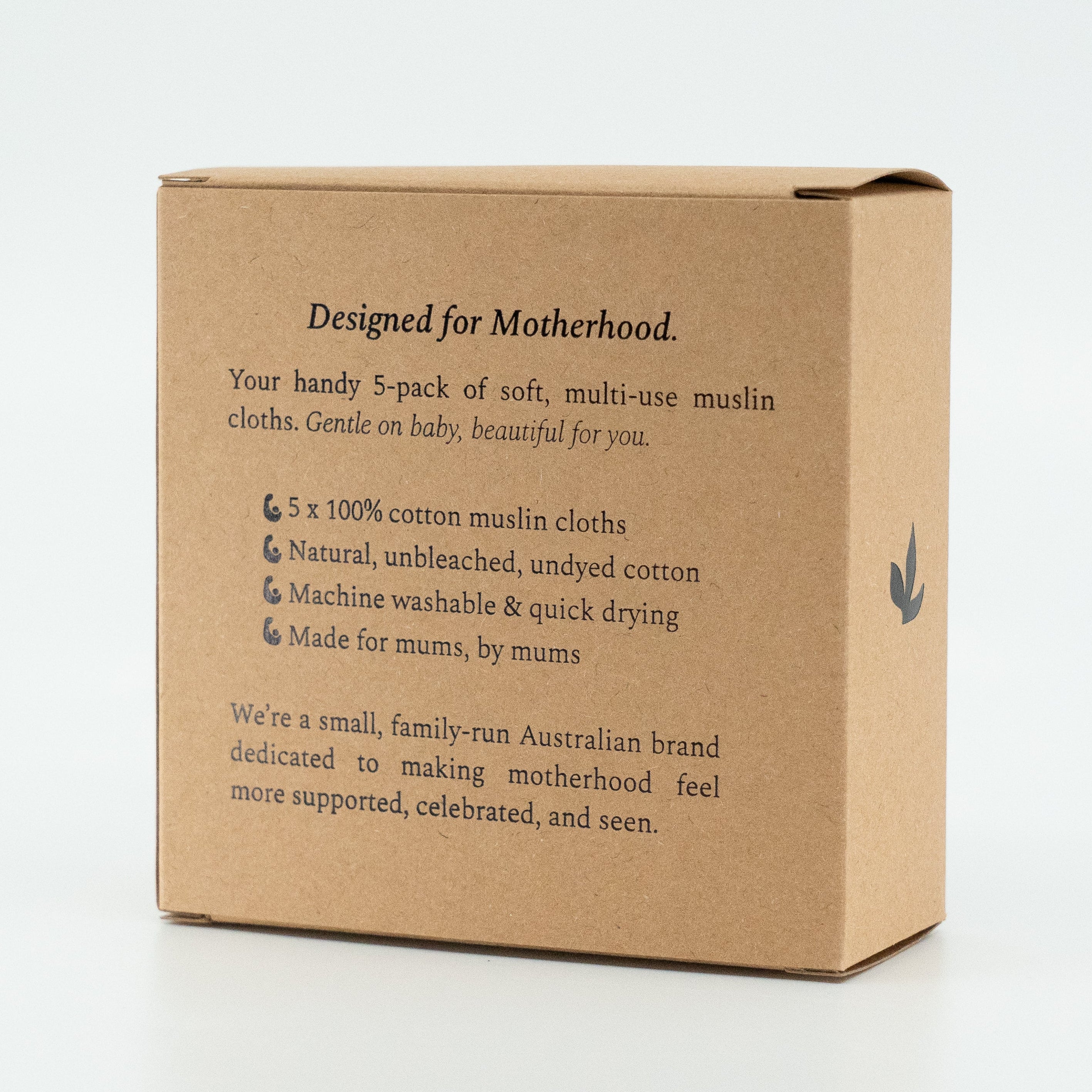 Reusable Muslin Baby Wipes (5 pack)