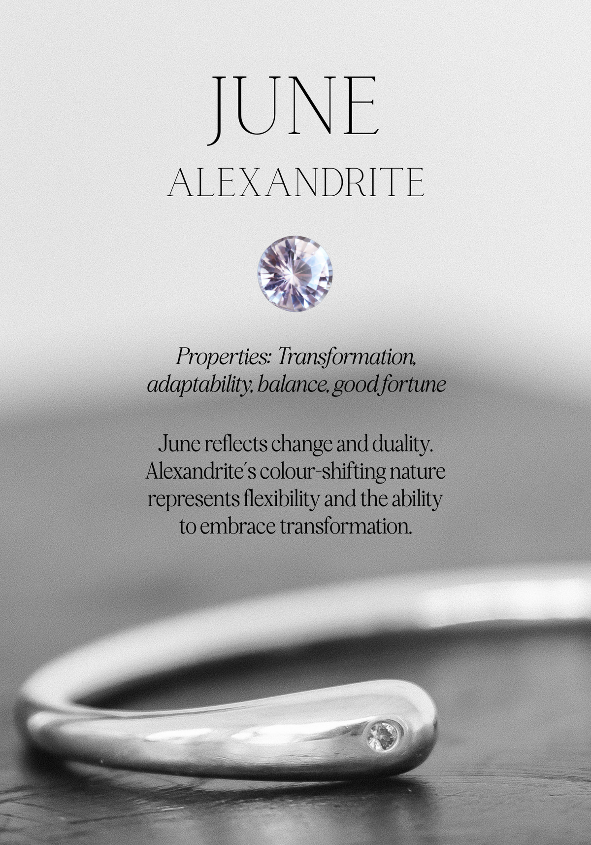 June Alexandrite birthstone