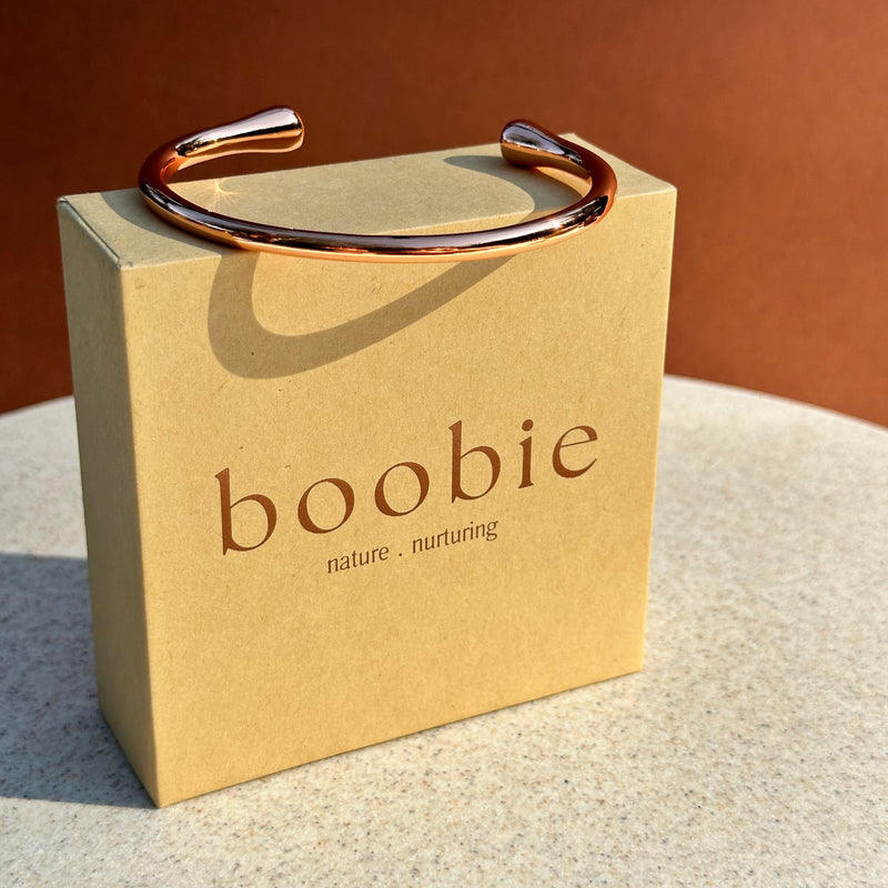 Boobie bracelet // copper